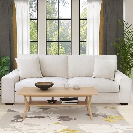 Modern Chenille Sofa 